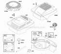 Fuel Tank AssyCovers Hoses Diagram and Parts List for  Briggs and Stratton Engine